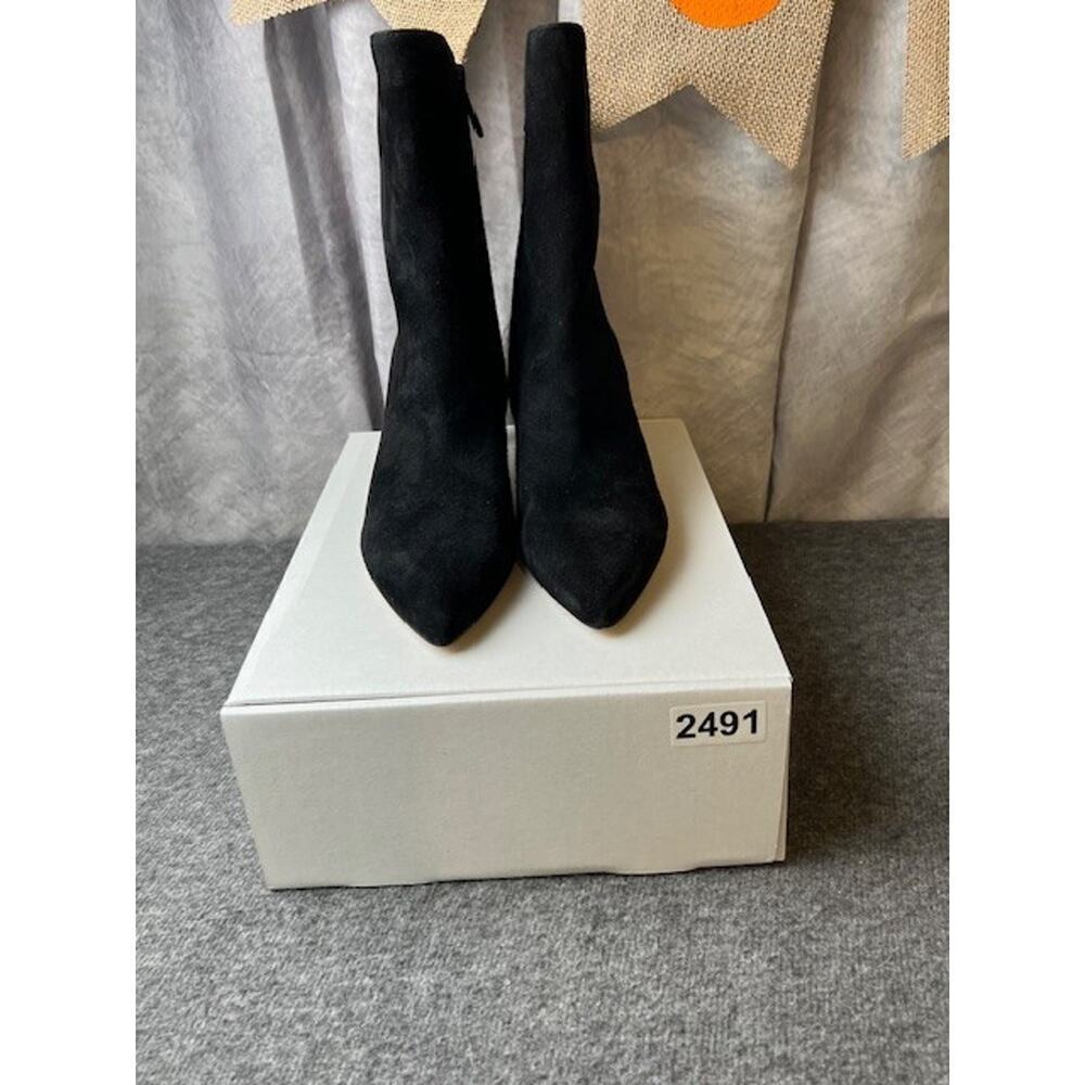 Sam Edelman Womens US 6 Usha Black Suede Ankle Bootie Black, Style # 17311L2003 - Picture 11 of 11